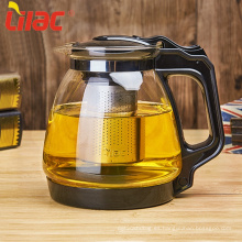 Lilac FREE Sample 1.7L/2.2L separated filter glass teapot